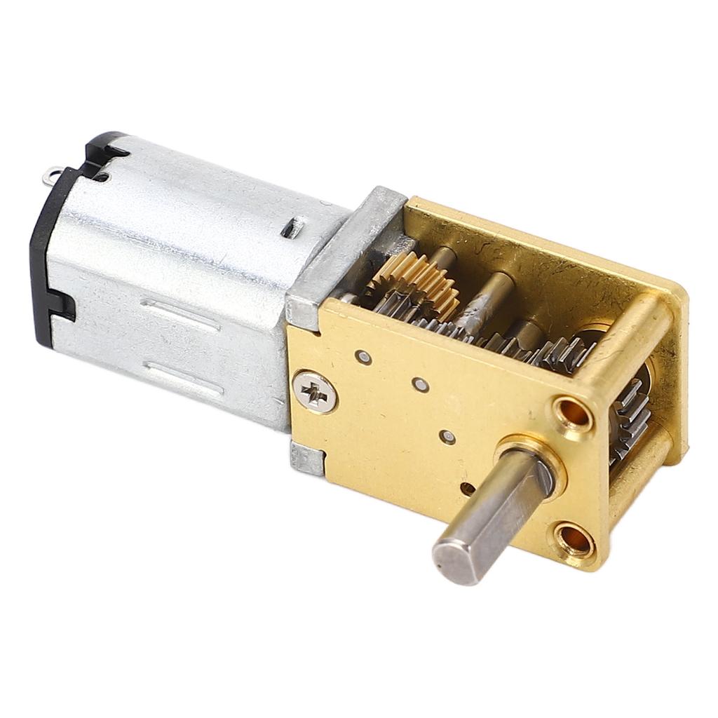 DC6V Einwellen-Schneckengetriebemotor mit Befestigungsfuß Mikro-DC-Getriebebürsten-Drehzahlreduktionsmotor 190 U/min(1:42 Reduktion