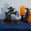 Witch Lamp Candlestick, Interesting Candlestick Ornaments, Horror Halloween Home Iron Candlestick Desktop Decoration
