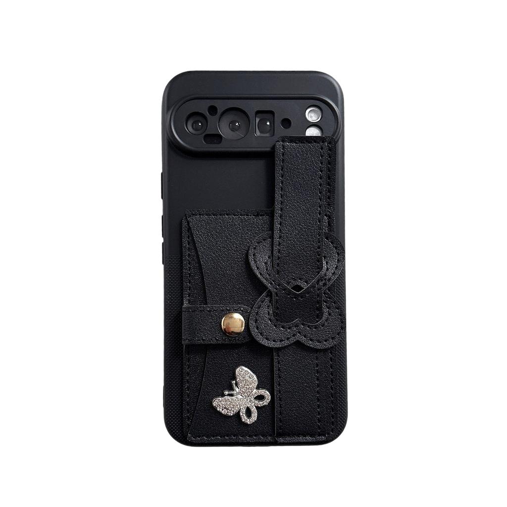 Wristband Holder Flip Wallet Butterfly Phone Case For Nothing CMF Phone 1 2A 3A 4A Pro Nothing Phone 3 3A Lite 2A 4A Soft Cover