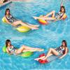 Fashion Shade Swimming Bed Swimming Tube Bagel Lounge Inflatable Swimming Pool for Adults Swimming Ring Air Mat Pool Raft Swimming Summer