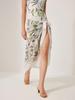 2026 Damen Sommerkleid mit Blumenprint, Spaghettiträgern und Schlitz