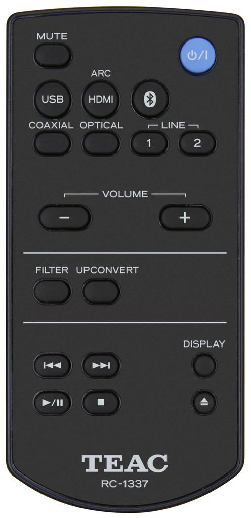 TEAC AI-303-B Black USB DACStereo Integrated AmplifierHeadphone Amplifier, Compact, Bluetooth, HDMI-CEC, ARCeARC, MQA, and Hi-Res