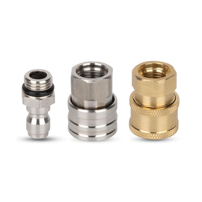 M14 X 1.5 Male Female Quick Connect Set Leak Proof Rust Resistant for DIY Home Garden Pressure Watering System Install