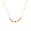 Mode Leichter Luxus Bafanglai Kleines Quadrat Titanstahl Halskette Schmuck Damen Nischen Design 18K Schlüsselbein Kette
