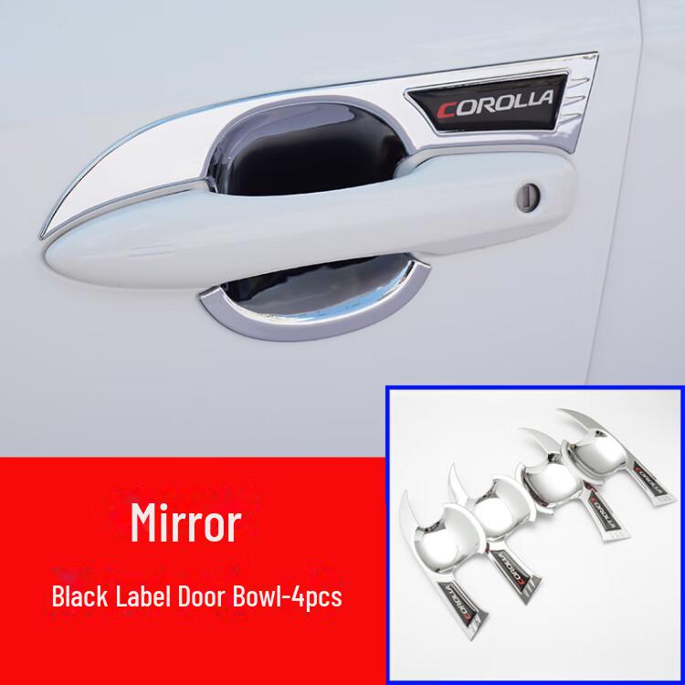 Corolla Door Handle Protection Stickers for 2019-2023 Model - Enhance Your Car's Style with Outer Door Bowl Handle Modification Kit.