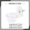 Parrot Feeder Bird Food Bowl Acrylic Feeding Easy to Clean Clear Station Water Drinker