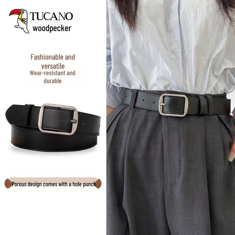 TUCANO Unisex Casual Pin Buckle Belt 105-110cm