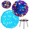 Holographic Mold Irregular Round Tray Silicone Molds DIY Resin Mold Crystal Epoxy Casting Molds Fruit Plate Coaster Mold