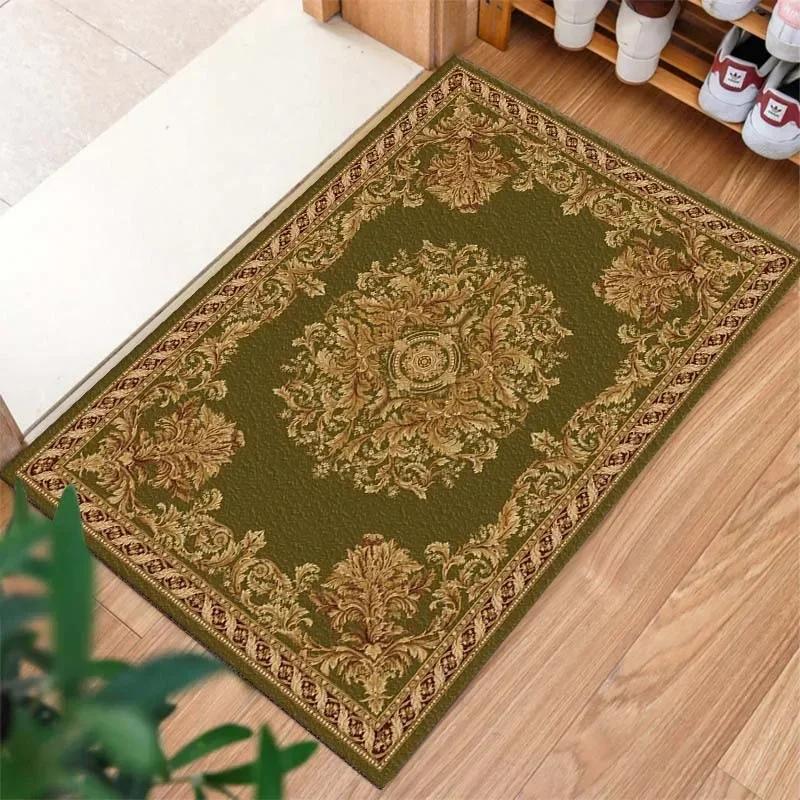 Vintage Royal Door Mat Decorative Rug for Home Entrance Living Room Bathroom Anti-Slip Suitable for Various Scenes