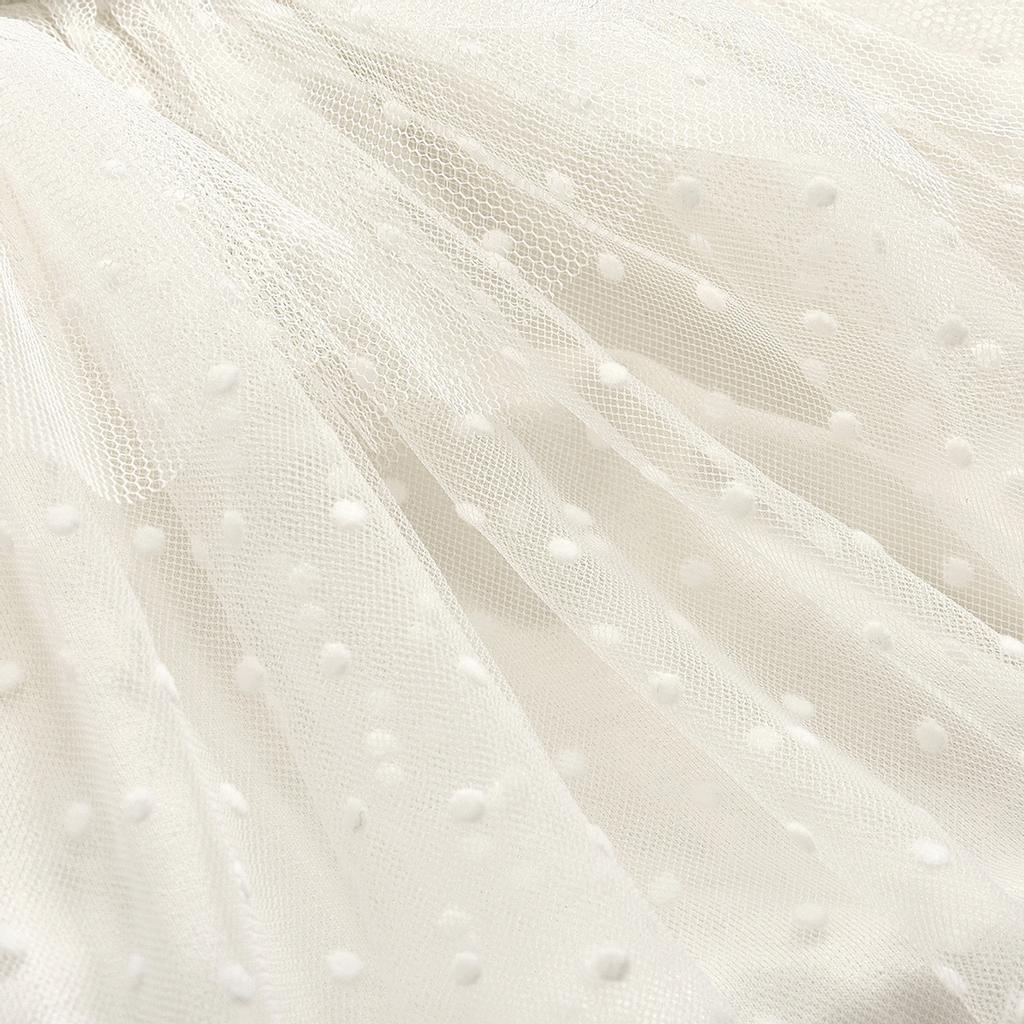 Nou-născuți Bebeluși Fete Broderie dantelă Barca fără mâneci Body haine