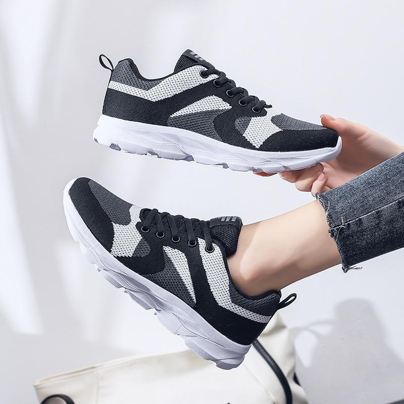 Neue atmungsaktive Freizeitschuhe aus Netzgewebe, große Größe, leichte Sportschuhe mit weicher Sohle, Laufschuhe für Studenten
