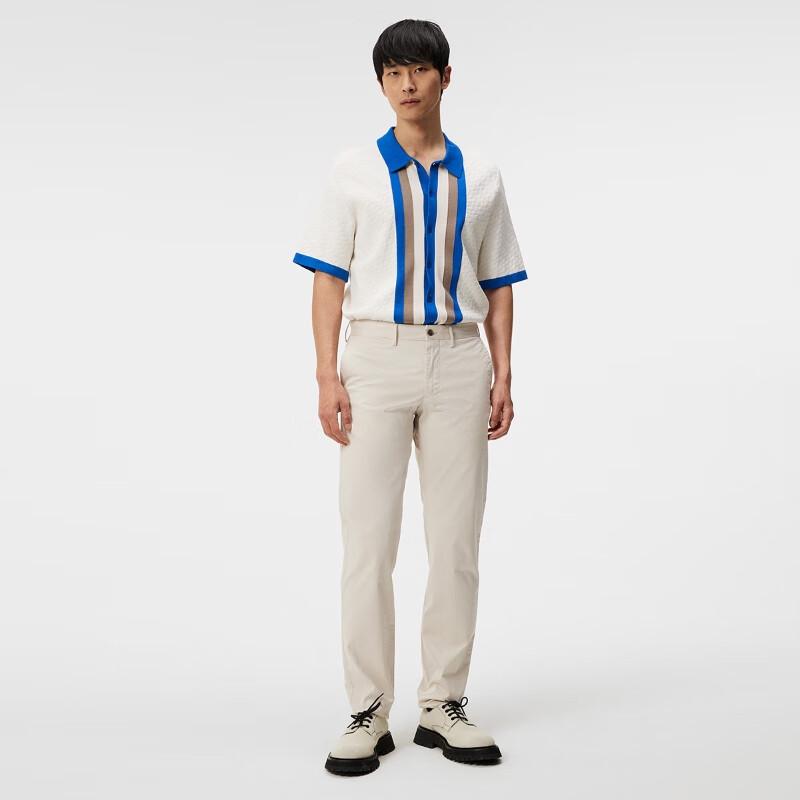 J.Lindeberg Men's Satin Cotton Slim-Fit Stretch Pants