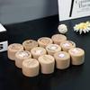 New Solid Wood Baby Tooth Box Children's Tooth And Fetal Hair Storage Box Round Tooth Fairy Teeth Replacement Storage Box
