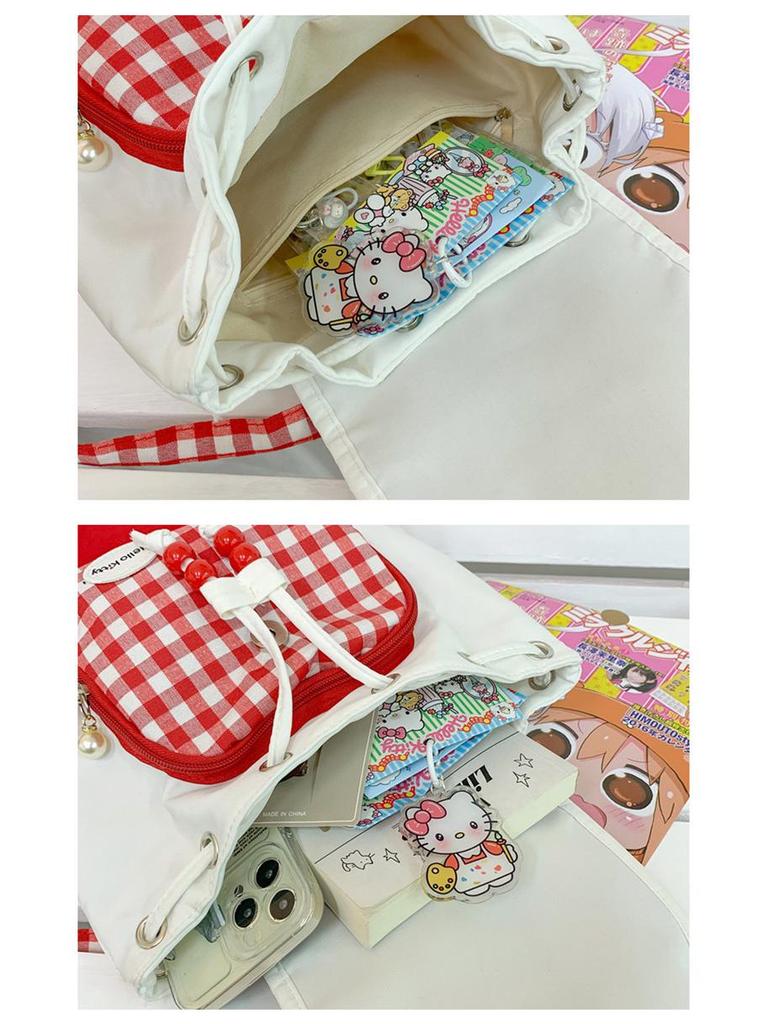 Roter Mimi Leichter Cartoon Mini Rucksack für Mädchen