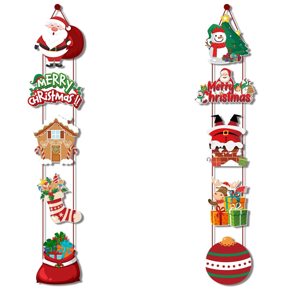 Christmas Decorations 2025 Party Door Hanging Decorations Christmas Senior Door Hanging Banner Hangers Party Supplies
