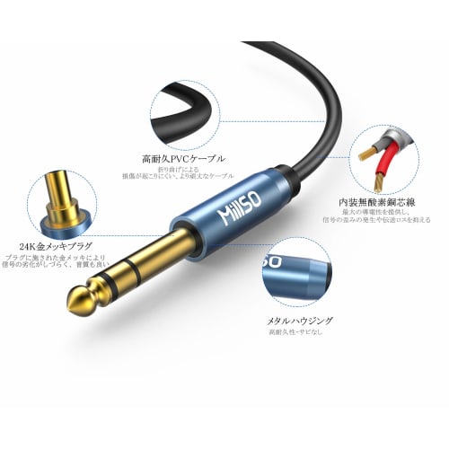 MillSO Stereo Standard Plug Converter, 3.5mm Stereo Mini Plug (Female) To Stereo Standard Plug (Male) TRS 6.35mm To 3.5mm TRS Converter for Amplifiers