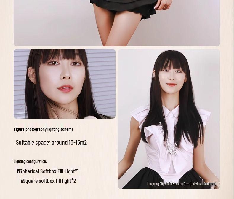 Professional Deep Throw Softbox Light for Photography & Live Streaming