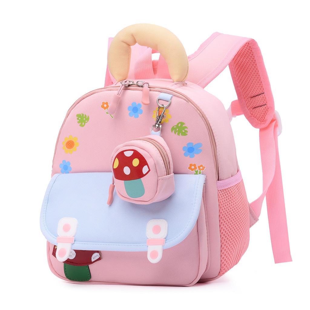 Kids Cartoon School Backpack For Preschoolers With Breathable Oxford Fabric For Boys And Girls