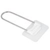 Clothes Hanger Organizer Stainless Steel UShape Wall Storage Rack for Bathroom Balcony White