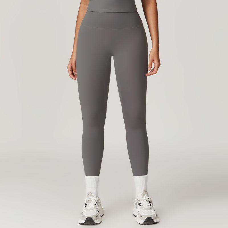 Nude Feel Yoga Pants Women's 2025 New Arrival Peach Hip Seamless Belly Contracting and Close-Fitting Outwear Running Sports Quick-Drying Fitness Pants