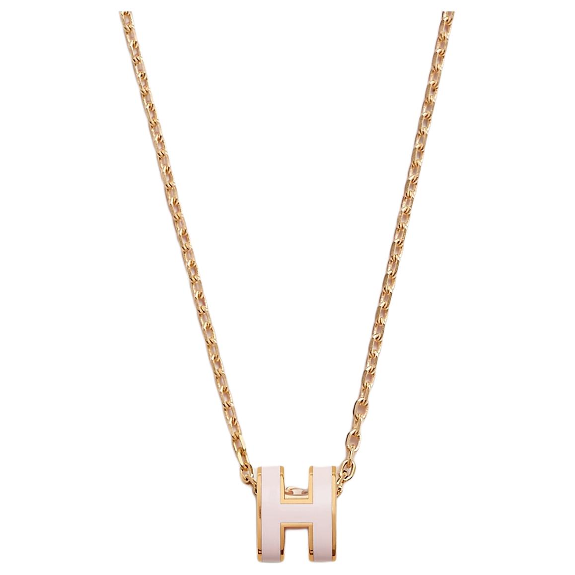 

Hermes Mini Pop H Letter Pendant Necklace Women necklace Pink H147992F85 Basic Packaging-Box+Dust Bag or Padding Board