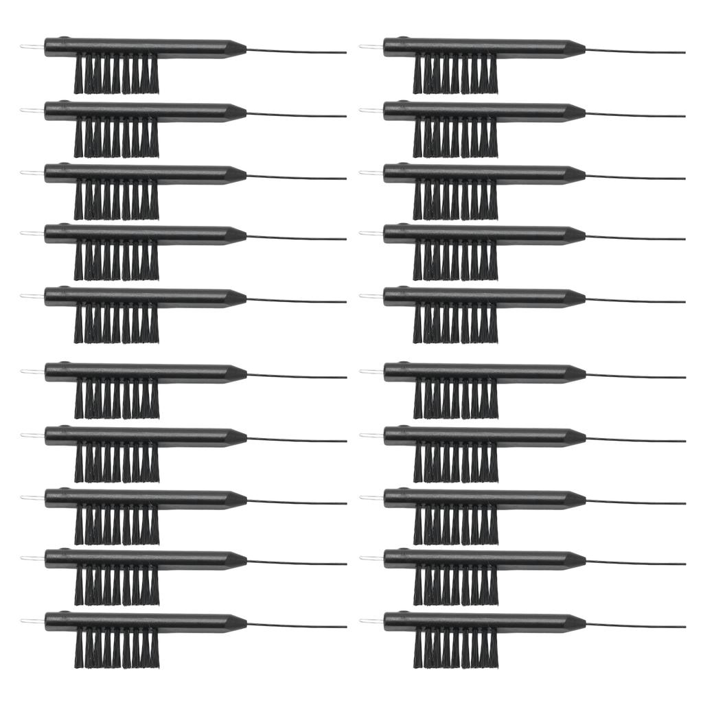20Pcs Hearing Aid Hairbrush U Type Multifunction Effective Clean Hearing Amplifier Cleaning Brush