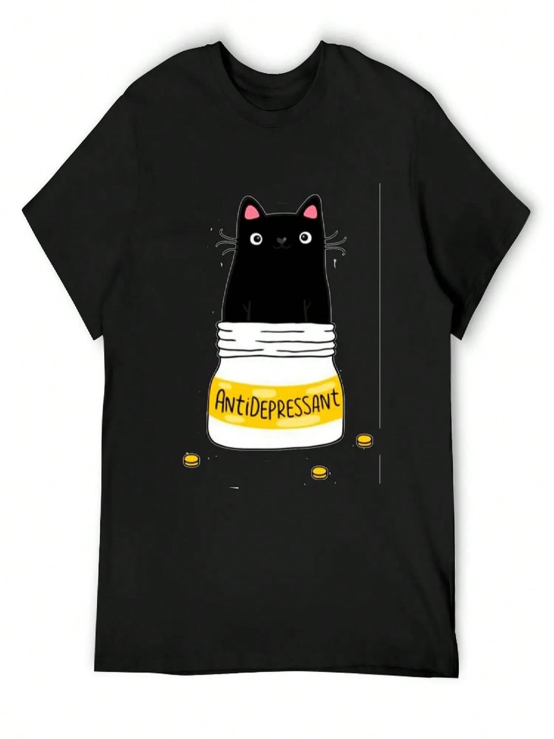 Antidepressant T-Shirt Summer Shirt Luxury Designer Oversize T-Shirts Man Designer T Shirt unisex S разноцветный