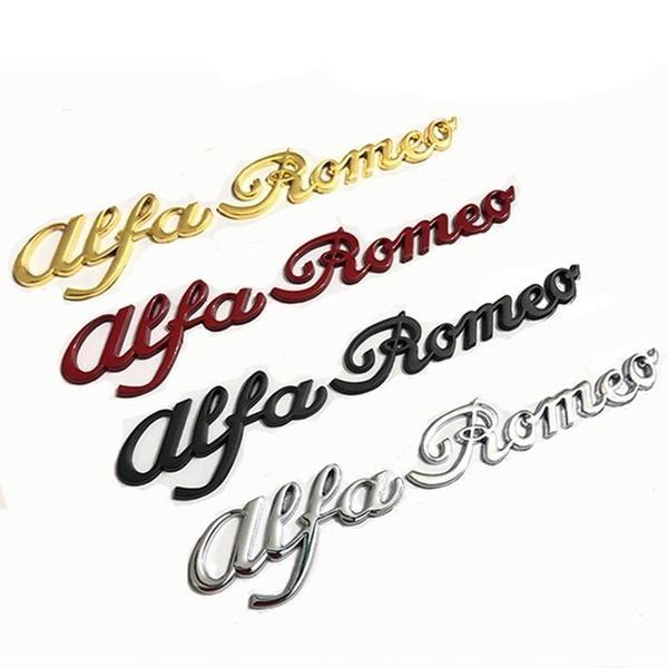 Car Stickers Metal Personality Side Micro Chapter Body Stickers Car Rear Stickers For Alfa Romeo 155 159 MYTH Juliana GT 147