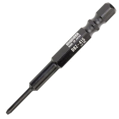 INGENIEUR Ingenieur Nejisaurus Mogura Mittlerer zerdrückter Schraubenentfernungsbit Kappenbolzen Emaille-Set Sechskantloch gegenüberliegende Breite: 1,5 mm DBZ-415