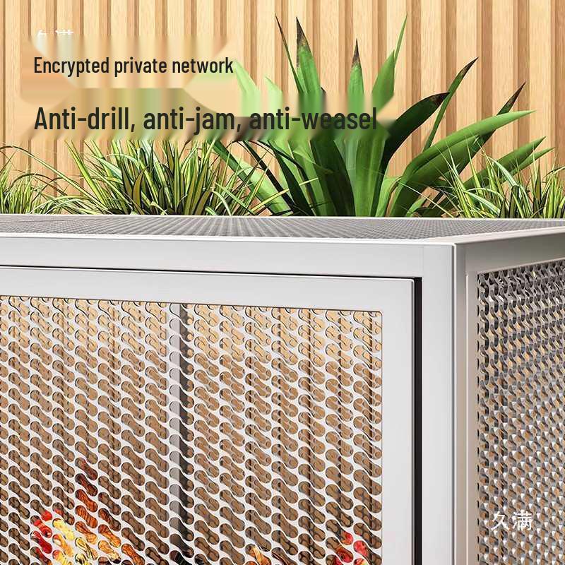 Large Rustproof Multi-Animal Coop: Pigeon, Rabbit, Chicken – Thick Iron Wire Mesh