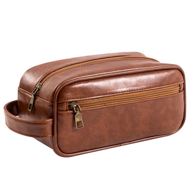 High-End PU Cross-Border Wash Bag: Men's Handheld Large Capacity Cosmetic Travel Bag