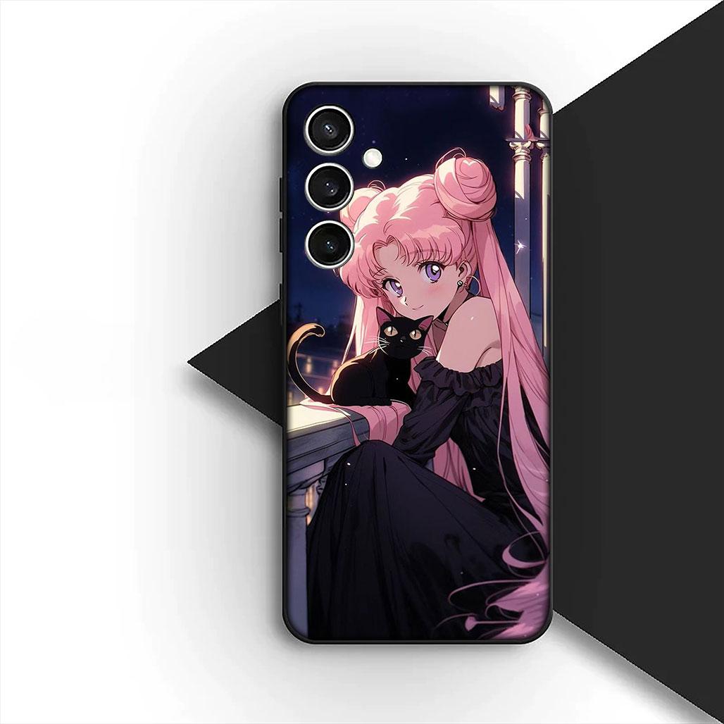 

Girl S-Sailors-Cartoon Moon Silicone Cover for Apple iPhone 17 Pro XS Max Air XR 6 Plus X 5 + SE 2022 SE2 6+ Coque Phone Case iPhone17 Pro