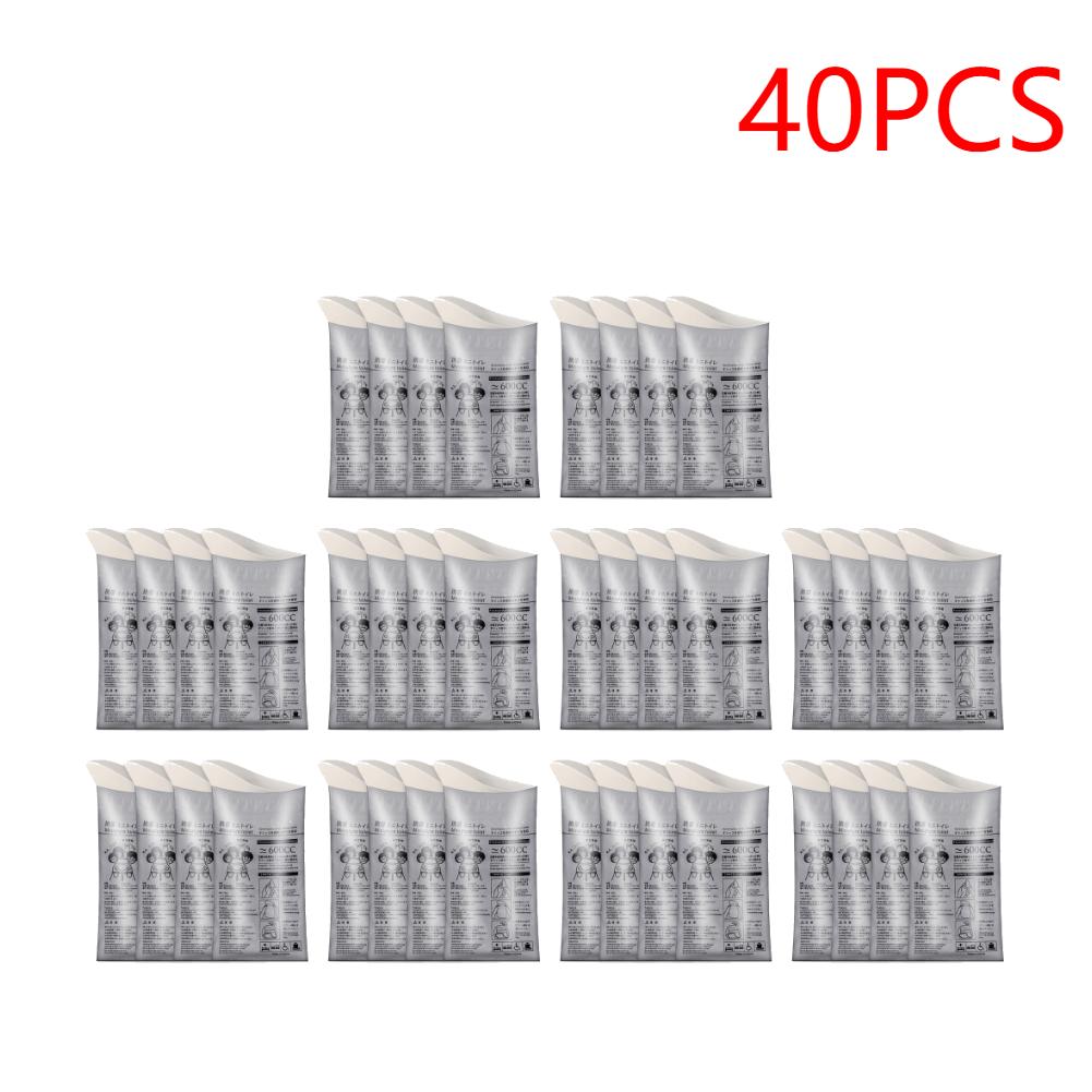 20-60Pcs Emergency Toilet Disposable Outdoor Urine Bags Portable 600ML for Men Women Children Patient