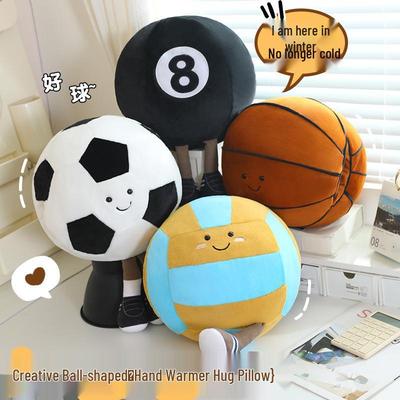 Cross-Border Plush Football & Basketball Baby Toy
