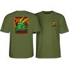 Powell Peralta Skateboards Shirt Caballero Street Dragon Military Green