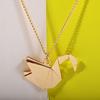 Thousands Of Paper Cranes Hollow Necklace Origami Pigeon Long Necklaces Peace Dove Pendants ADM