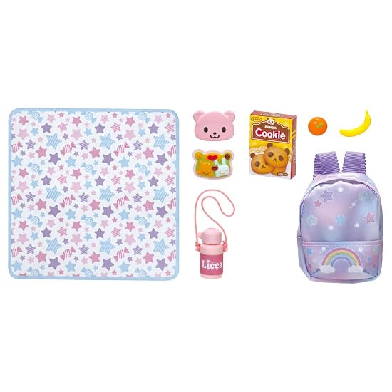 Takara Tomy Licca-chan LG-10 Cheerful Picnic Dress-up Pretend Play Toy Ages 3 and up