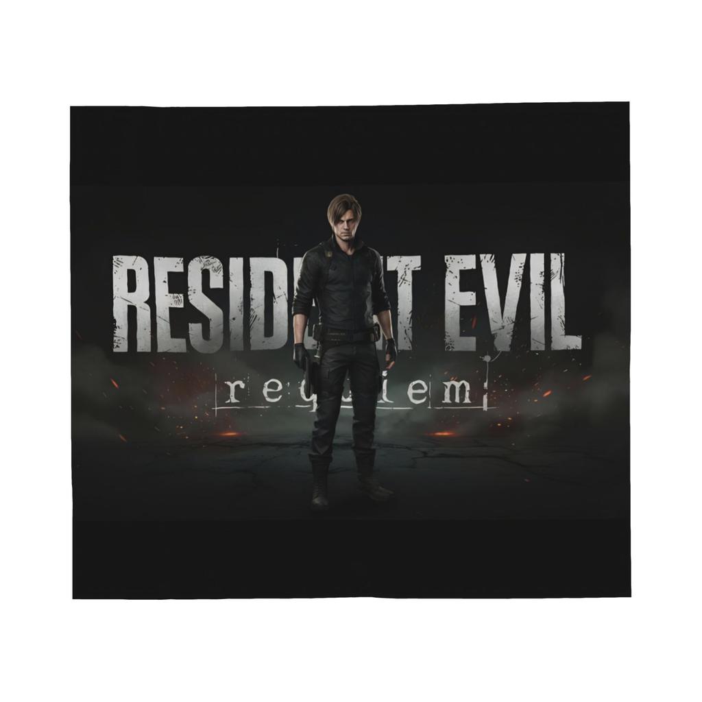 GUOYU Blanket Super Soft Residents Evils 9 Requiem Game Throw Blanket Premium Fleece Flannel Bed Blanket Warm Plush Blankets All Season Use