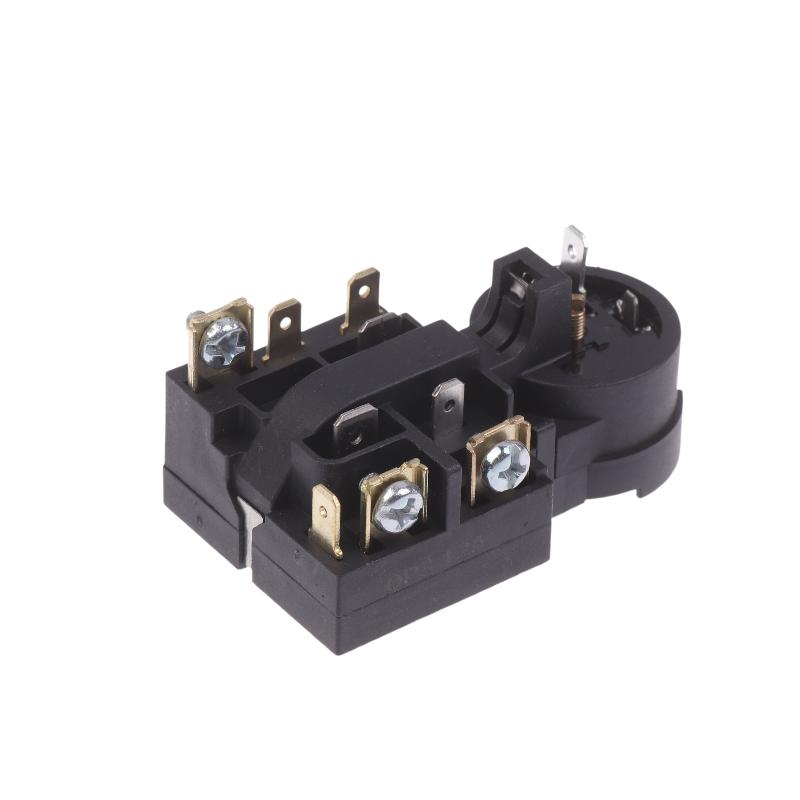 

1pcs Refrigerator Starter Compressor Overload Protector Start Relay QP3-12A ForRefrigerator Accessories чорний