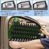 D.Stomo Pet Car Window Fence, Dog Window Safety Guard, Adjustable Protective Fence, Breathable, Portable, 2 Sizes Available (Small Size Pair)