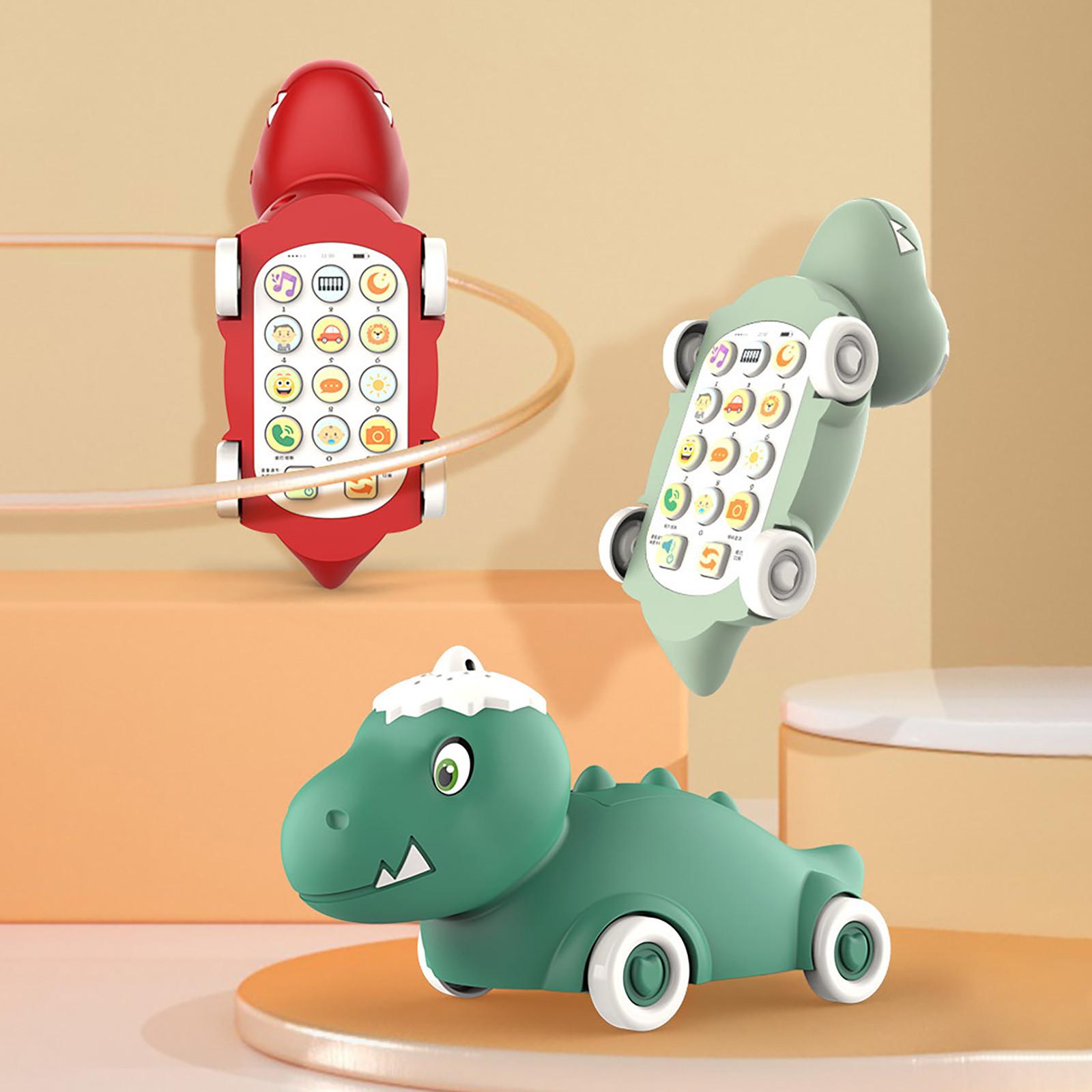 

Діти Динозавр Рання освіта Машина Симулятор Мобільний телефон Іграшка Музична історія Машина зелений