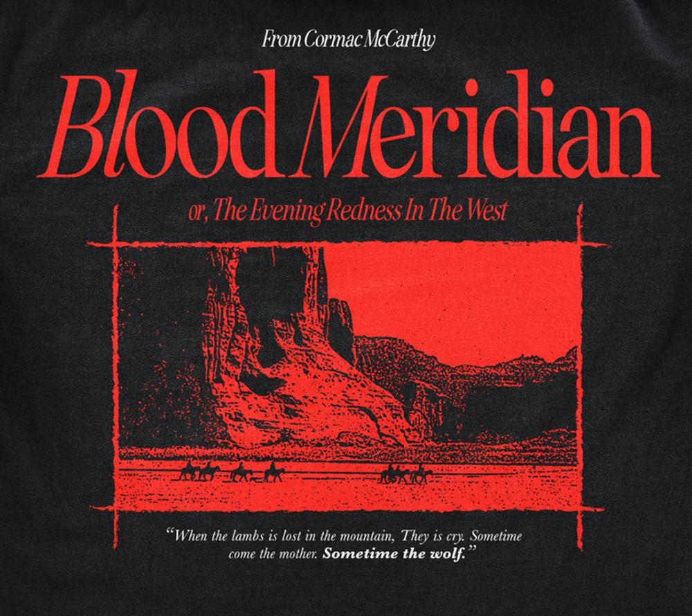 

Red Blood Meridian Cormac McCarthy graphic T-shirt, S-4XL 2XL