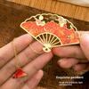 Student Reading Book Clip Vintage Butterfly Fan Metal Bookmark Hollow Flower Painting Bookmarks For Book Lovers Readers Gifts