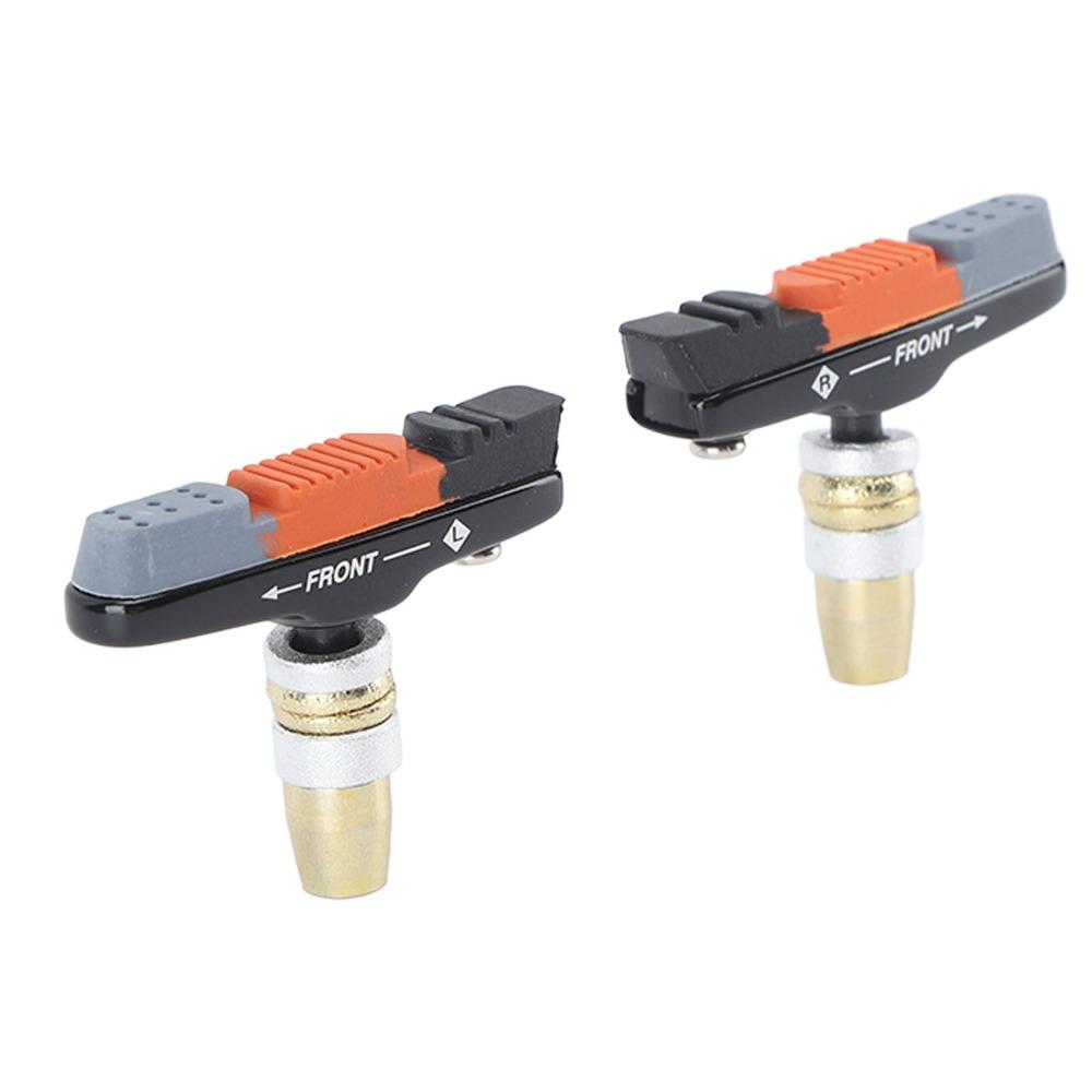 1 Pair Quiet Braking Bike V Brake Pads Grooved Surface Mountain Bike Brake Pads  Bike Repair