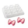 6 Cavities Silicone Chocolate Mould 3D Mousse Cake Mold Jelly Pudding Mold  Kitchen Baking