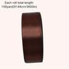 Solid Color Ribbon 1 Roll for Bouquet Bow Gift Wrapping DIY Decorative Cake Tying Christmas Wedding Birthday Party Decorations