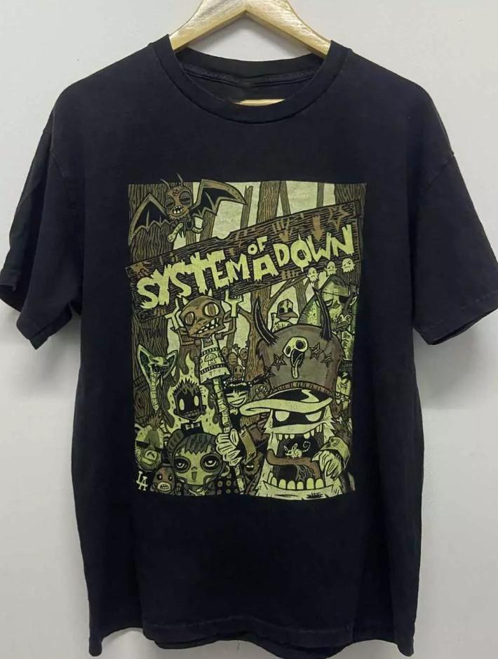 System of a Down Band Album Vintage Adult Unisex T-shirt, Size S-4XL