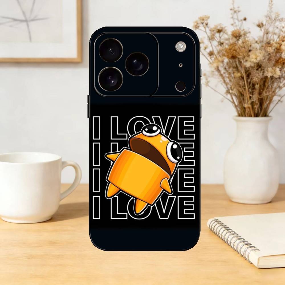 Video Game R-R.E.P.O Phone Case For iPhone 17,16,15,14,13,12,11 Plus,Pro,Max,Mini Silicone Black Soft Cover