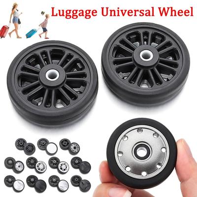Replacement Suitcase Wheels Suitcase Parts Axles Travel Luggage Wheels  Luggage Accessories
