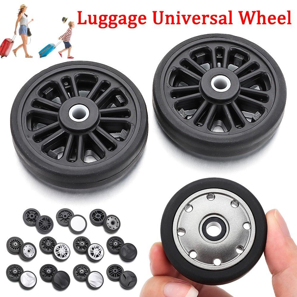 Replacement Suitcase Wheels Suitcase Parts Axles Travel Luggage Wheels  Luggage Accessories
